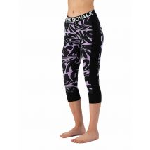 MONS ROYALE Damen Funktionstight Cascade Merino Flex 200 3/4 lila | M