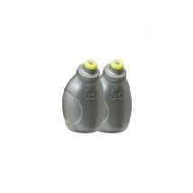 NATHAN Push Pull Cap Flasks 2 Pack grau