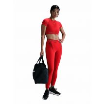 NIKE Damen Fitnessshirt Crop Pro rot | L