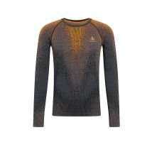 ODLO Herren Unterzieh Zipshirt Blackcomb Base Layer orange | M