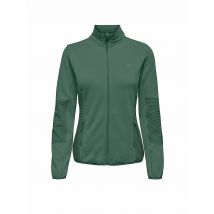 ONLY PLAY  Damen Fitness Fleecejacke  dunkelgrün | XS
