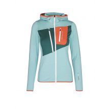 ORTOVOX Damen Fleecejacke Grid Hoodie türkis | XL
