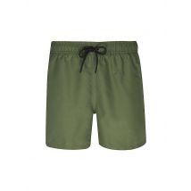 PAUL Herren Badeshort Solid dunkelgrün | S