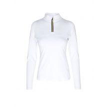 PHENIX Damen Unterzieh Zipshirt Gold Accent weiss | 42