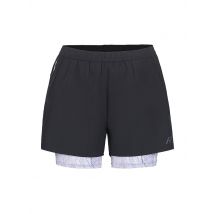 RUKKA Damen Laufshort Makela Print 2in1 schwarz | 36