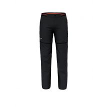 SALEWA Herren Wanderhose Pedroc 2 Durastretch 2 in 1 ZipOff schwarz | L