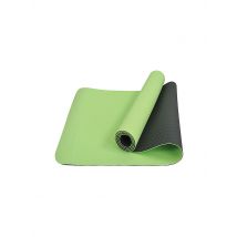 SCHILDKRÖT  Bicolor Yogamatte, Lime-Anthrazit, 4mm, PVC-frei, im Carrybag  grün