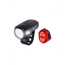 SIGMA Fahrrad Akku Lichtset Aura 45 mit Nugget II Rücklicht schwarz