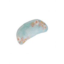 SPIRIT OF OM  Meditationskissen Halbmond jade/orange  bunt