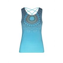 SPIRIT OF OM Damen Yogatank Vartula türkis | XS