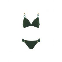 SUNFLAIR Damen Bikini dunkelgrün | 36C