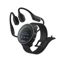 SUUNTO GPS-Multisportuhr Set Vertical Solar + Sonic Kopfhörer schwarz