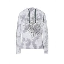 THE SPIRIT OF OM Damen Yoga Hoodie Buddha weiss | XS