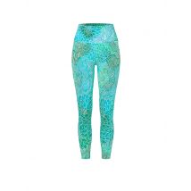THE SPIRIT OF OM Damen Yogatight Madhu 7/8 blau | L