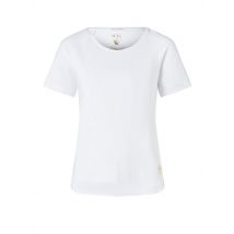 THE SPIRIT OF OM Damen Yogashirt Raglan OM Herz weiss | S