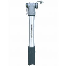 TOPEAK Minifahrradpumpe Pocket Rocket silber