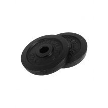 TUNTURI Gusseisen-Hantelscheiben 2 x 2,5 KG schwarz