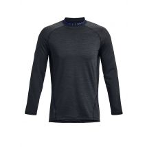 UNDER ARMOUR Herren Fitnessshirt ColdGear® Twist Mock schwarz | S