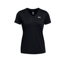 UNDER ARMOUR Damen Fitnessshirt UA Tech™ V-Neck schwarz | L