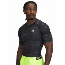 UNDER ARMOUR Herren Fitnessshirt UA HeatGear® Amour Printed schwarz | S