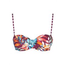 VENICE BEACH Damen Bikinioberteil Bandeau dunkelrot | 38B