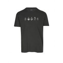 VOLCOM Herren Beachshirt Lunar Phases schwarz | M
