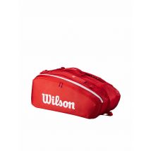 WILSON Tennistasche Super Tour Red Collection 12er rot