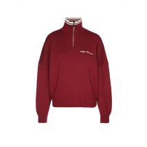 AIM'N Damen Sweater HalfZip dunkelrot | S
