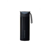 BACHGOLD Trinkflasche Selfpress Wasserfilter schwarz