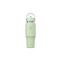 HYDRO FLASK Trinkflasche 32oz Wide Mouth Travel Bottle with Flex Straw Cap hellgrün
