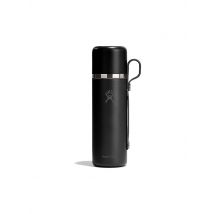HYDRO FLASK Trinkflasche Hot Flask & Cup isoliert 828ml schwarz