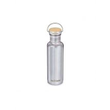 KLEAN KANTEEN Edelstahl Trinkflasche Reflect 800ml Bambus-Schraubverschluss Mirrored Stainless silber