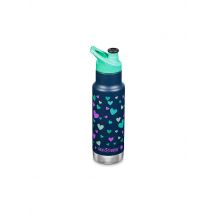 KLEAN KANTEEN Kinder Trinkflasche Classic Slim 12 oz (355 ml) mit Sport Cap blau