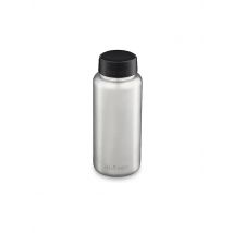 KLEAN KANTEEN Trinkflasche Edelstahl Wide Loop Cap 1182ml  silber
