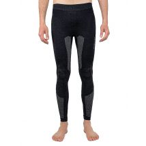 MERINO & MORE Herren Funktionsunterhose lang schwarz | M