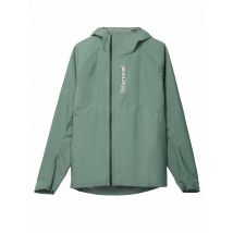 NNORMAL Herren Laufjacke Trail Rain dunkelgrün | L