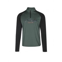PHENIX Herren Unterzieh Zipshirt  PH Logo Inner dunkelgrün | 50