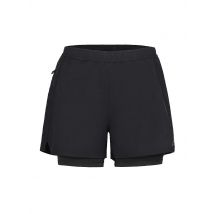 RUKKA Damen 2in1 Laufshort Makela schwarz | 34