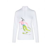 SPORTALM Damen Unterzieh Zipshirt mit Motiv weiss | 38