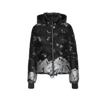 SPORTALM Damen Echtdaunen-Jacke mit Druck schwarz | 34