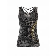 THE SPIRIT OF OM Damen Yogatank Maui schwarz | XS