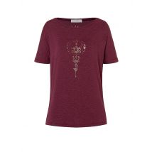 THE SPIRIT OF OM Damen Yogashirt Eka Padma dunkelrot | XL