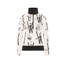 TONI SAILER Damen Unterzieh Zipshirt Wieka Print weiss | 42