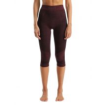 UYN Damen Unterziehhose Fusyon Biotech Medium Merino 3/4 dunkelrot | S/M