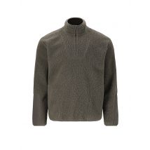 VIRTUS Herren Sweater Fleece 1/2 Zip dunkelgrün | S