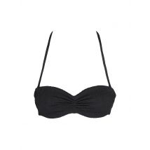 YSABEL MORA Damen Bikinioberteil Bandeau Push-Up schwarz | 75C