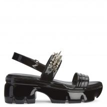 Giuseppe Zanotti APOCALYPSE SUMMER ROCK Zapatos Planos black para las mujeres