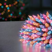 300 Rainbow LED Fairy Lights on Storage Wheel - 7.5M