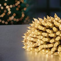300 Warm White LED Fairy Lights on Storage Wheel - 7.5M