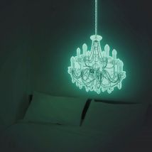 Giant 50cm Glow Chandelier Sticker